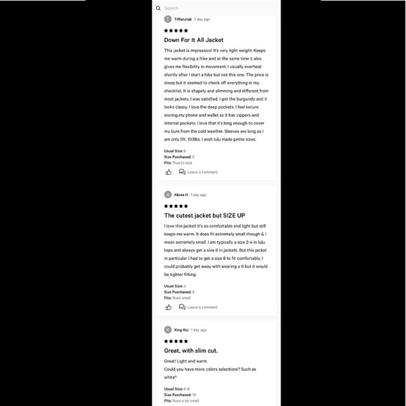 LULULEMON DOWN FOR IT ALL JACKET/COAT-BLUE NILE,10 - Picture 13 of 15